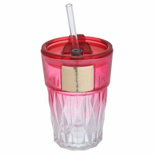 Glass Straw Cup