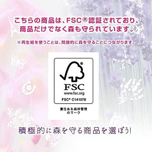 Flower Print French Lavender Fragrance (18Pieces / Pack)