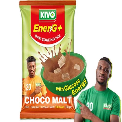 Kivo Energ+ Gari Soaking Mix Choco Malt