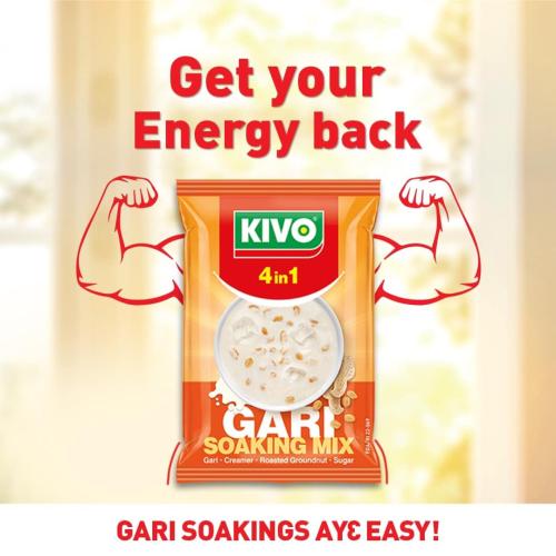 Kivo 4-in-1 Gari Soaking Mix (140g)
