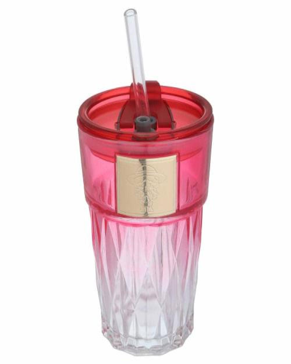 Glass Straw Cup