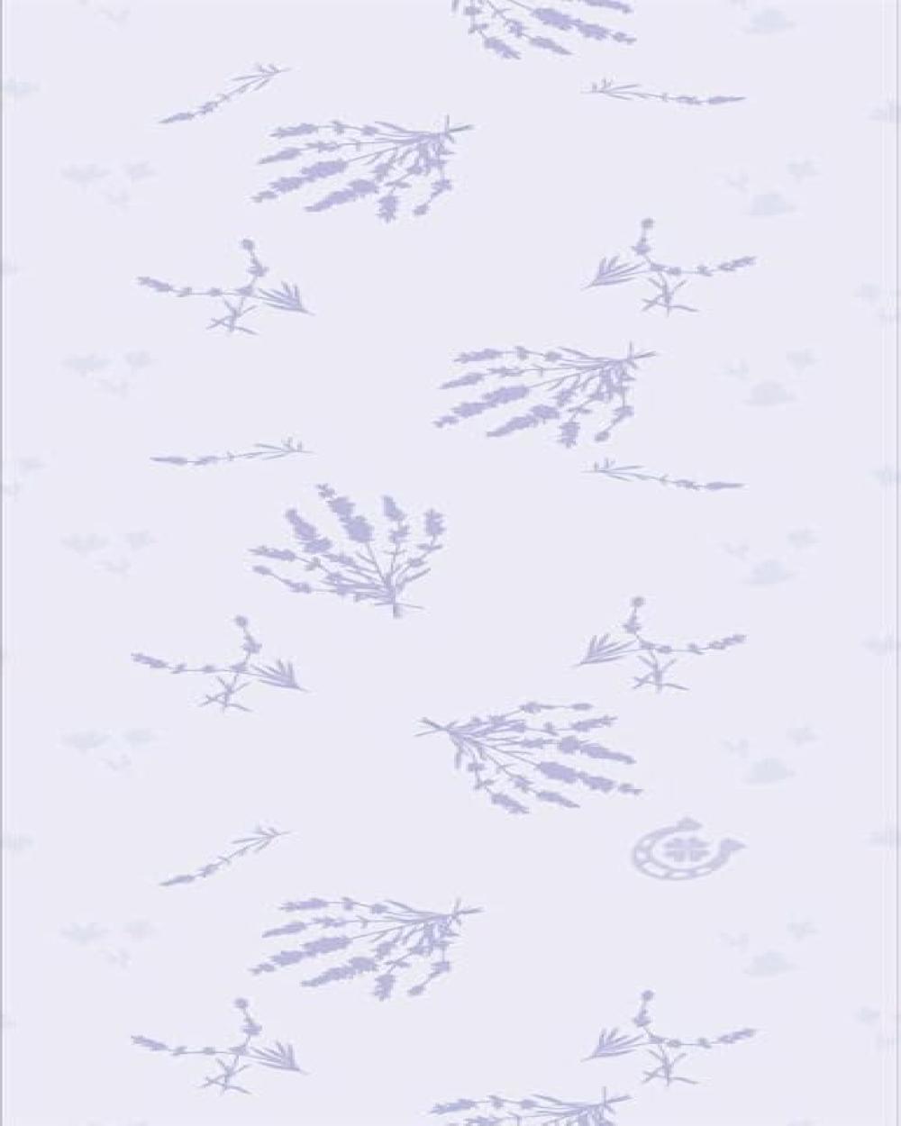 Flower Print French Lavender Fragrance (18Pieces / Pack)